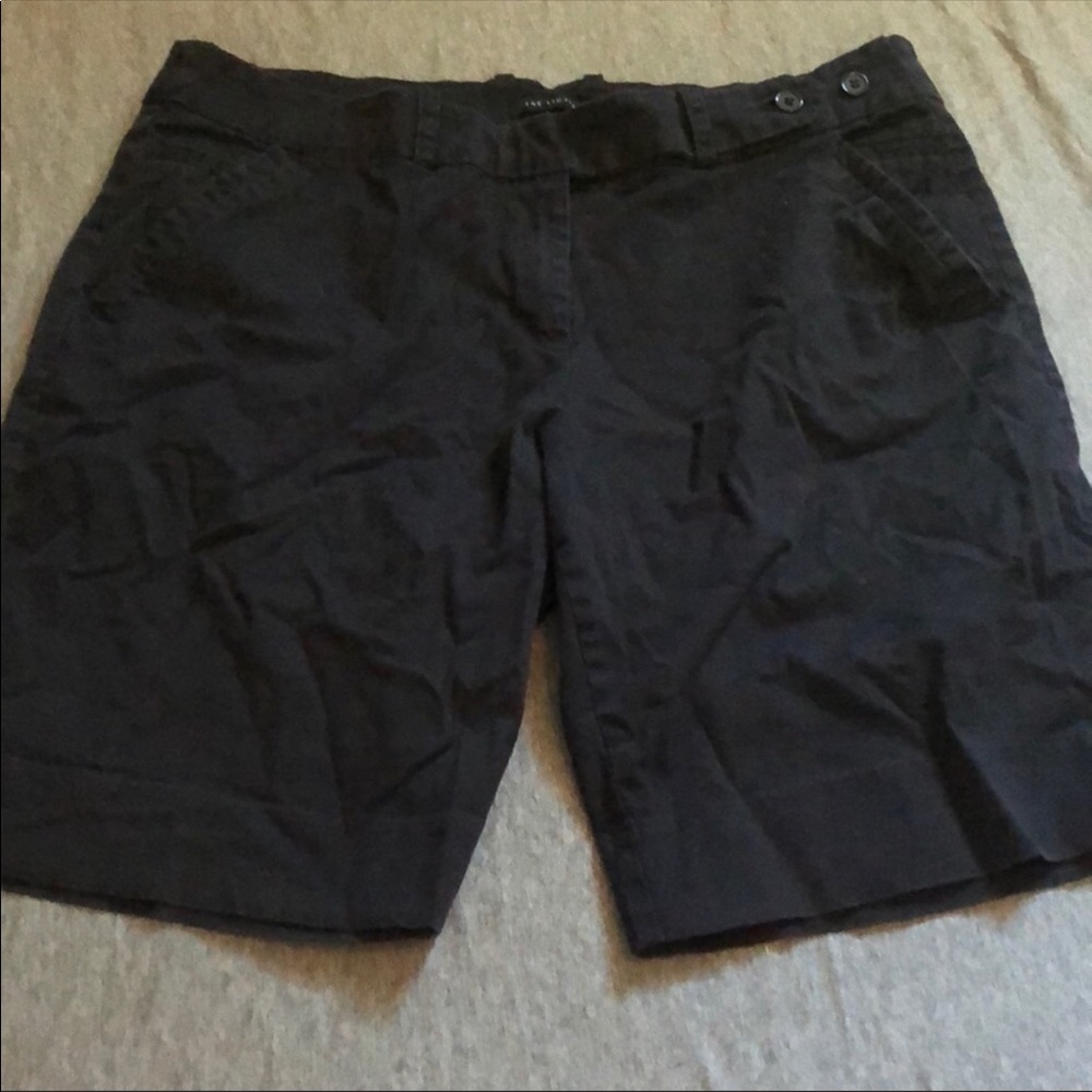 The limited black adjustable waist shorts
